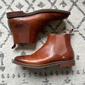 Brown Leather Men Chelsea Boots
